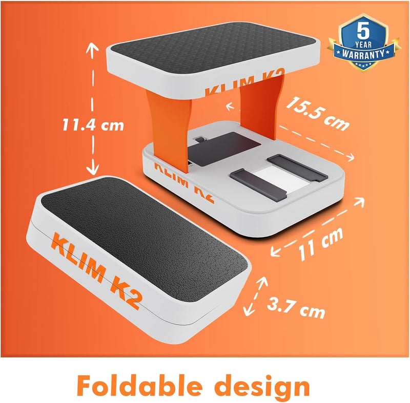 KLIM K2 Mobile Film Scanner 35mm - Free APP - Positive & Negative Converter, Slide & Photo Digitizer, 35mm Color Developing Kit Essential - Top Choice for Preserving Old Photos - Orange & Grey - Image 4